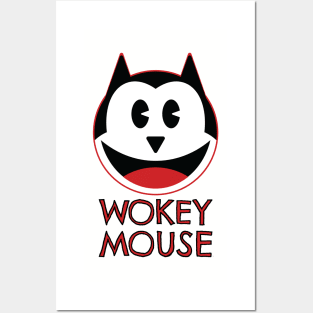 Wokey Mouse anti woke meme Posters and Art